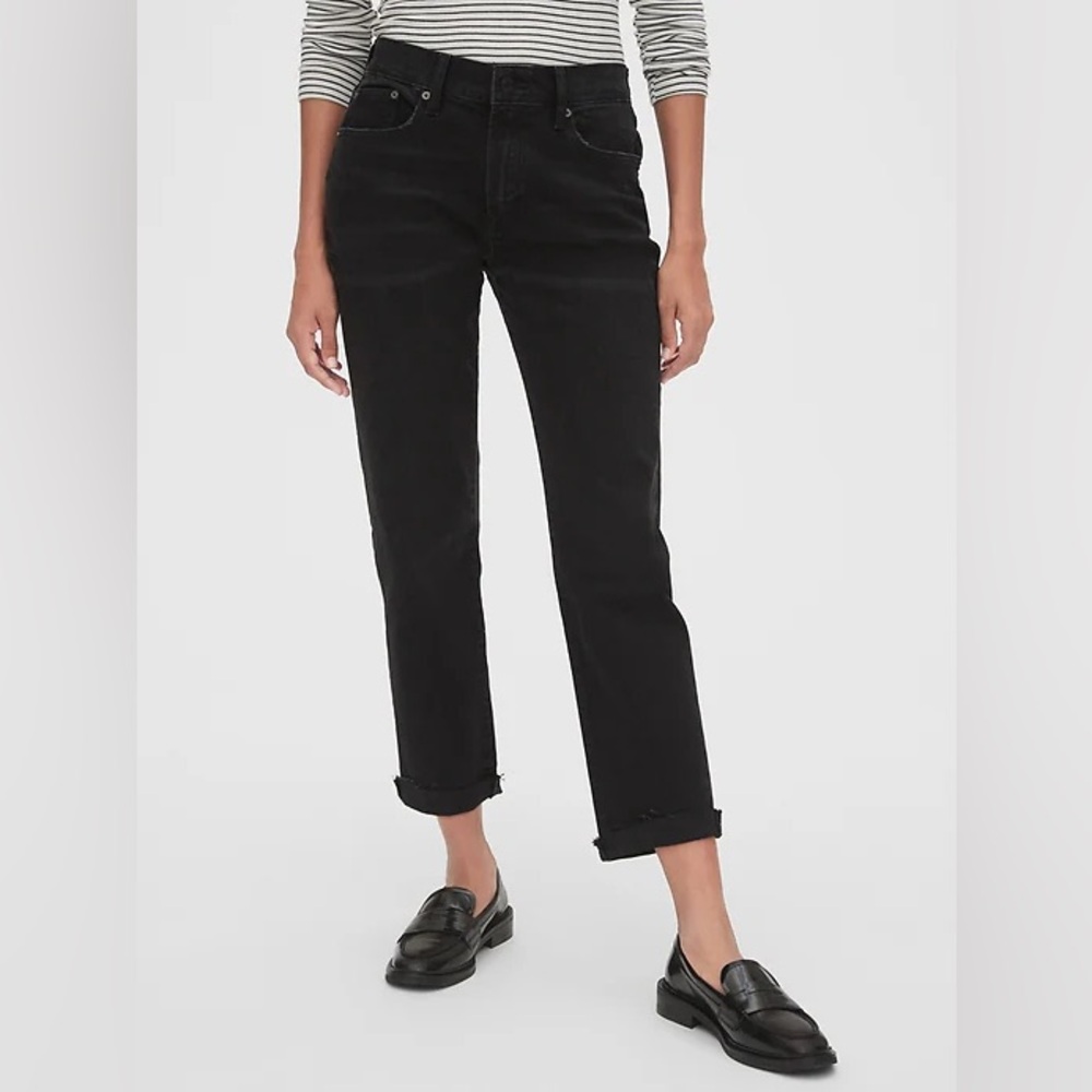 GAP Women's Black Boyfriend Jeans